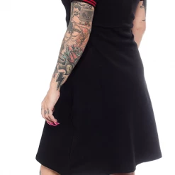 Shop Sour+Plus SOURPUSS RED ROSE POLO DRESS