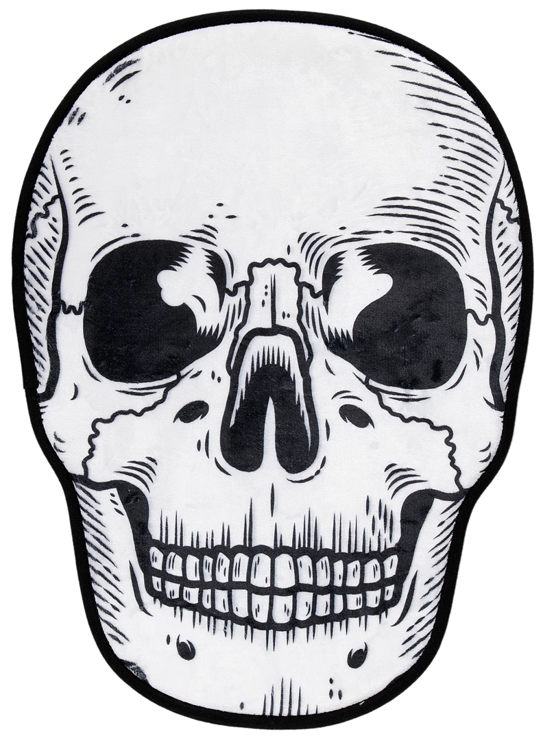 SOURPUSS SKULL BATH MAT