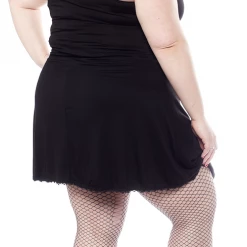 Back In Stock SOURPUSS SLIP DRESS BLACK