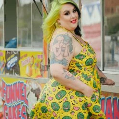 SOURPUSS SPOOKY MELONS GAUZY DRESS What's New