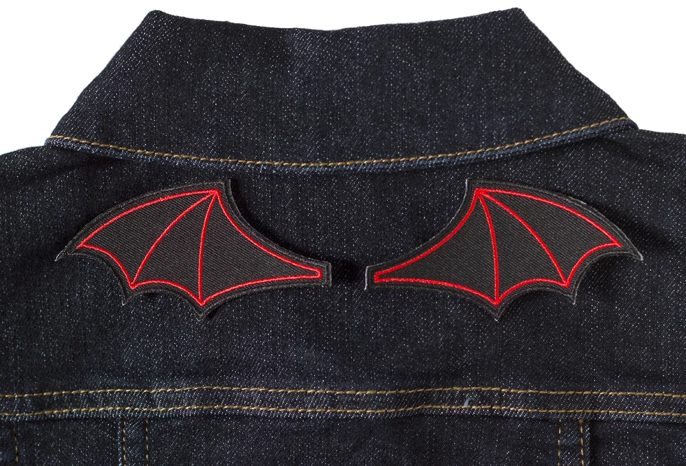 SOURPUSS BAT WINGS PATCH SET RED