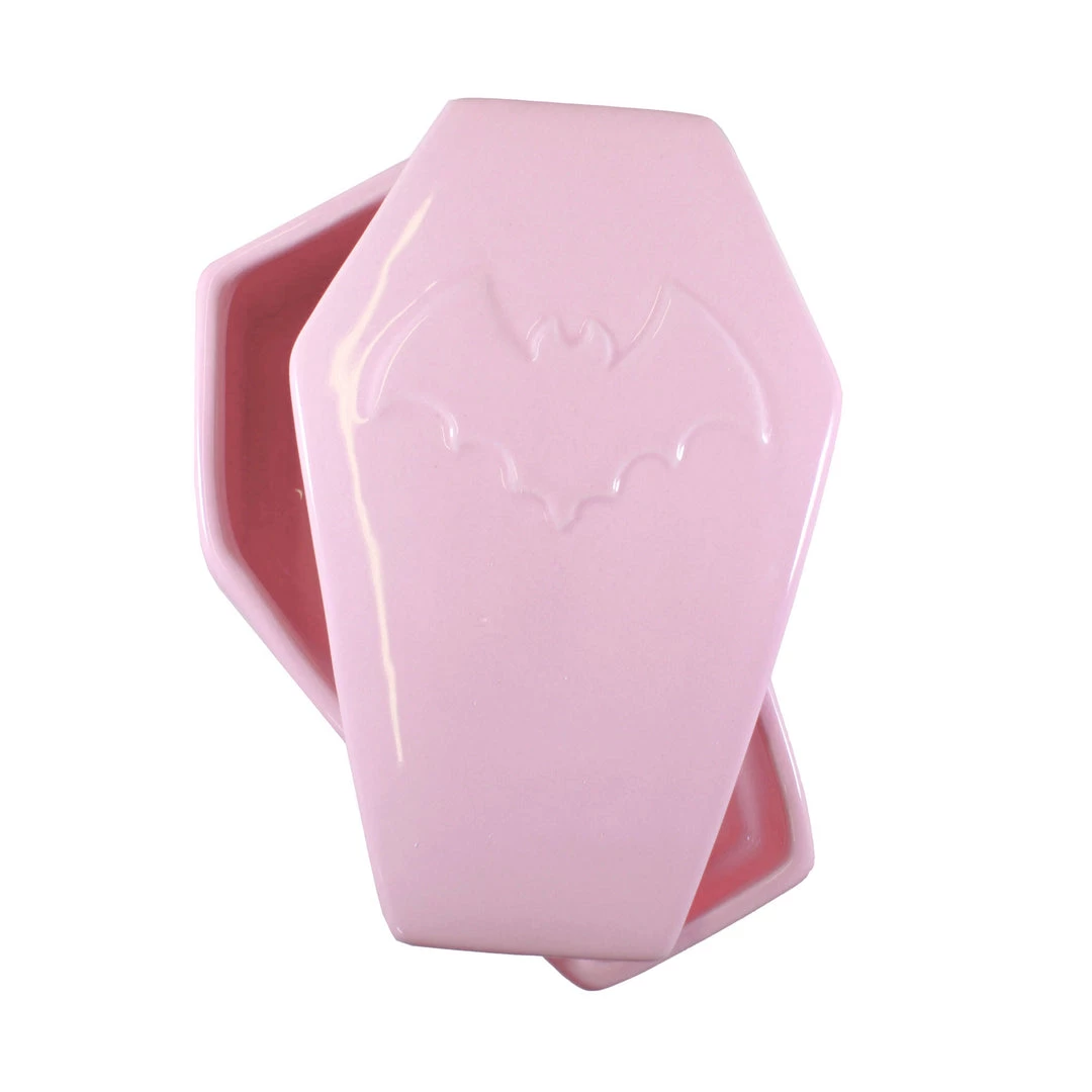 SOURPUSS COFFIN STASH BOX PINK