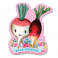 RETRO A GO GO SUGARLAND BEST FRIENDS VINYL STICKER