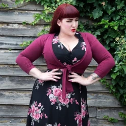 Shop Sour+Plus HEART OF HAUTE SWEET SWEATER BURGUNDY