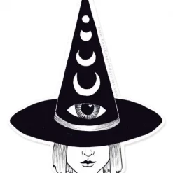 Bees Knees Industries BEE'S KNEES INDUSTRIES THIRD EYE WITCH VINYL STICKER Lifestyle