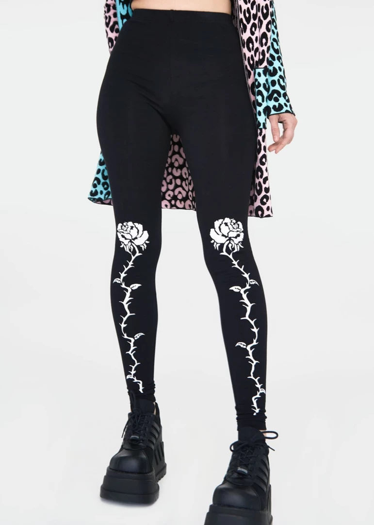 JAWBREAKER THORNS AND ROSES LEGGINGS