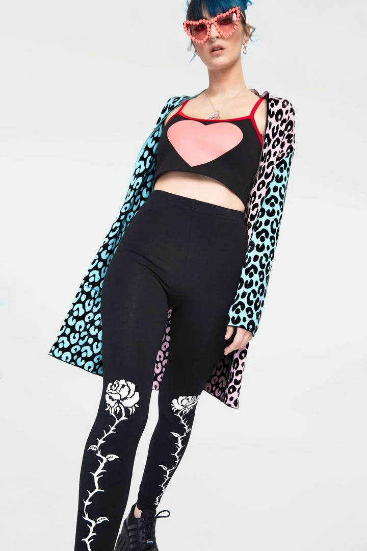 JAWBREAKER THORNS AND ROSES LEGGINGS