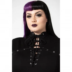 Shop Sour+Plus KILLSTAR TIED UP SKATER DRESS