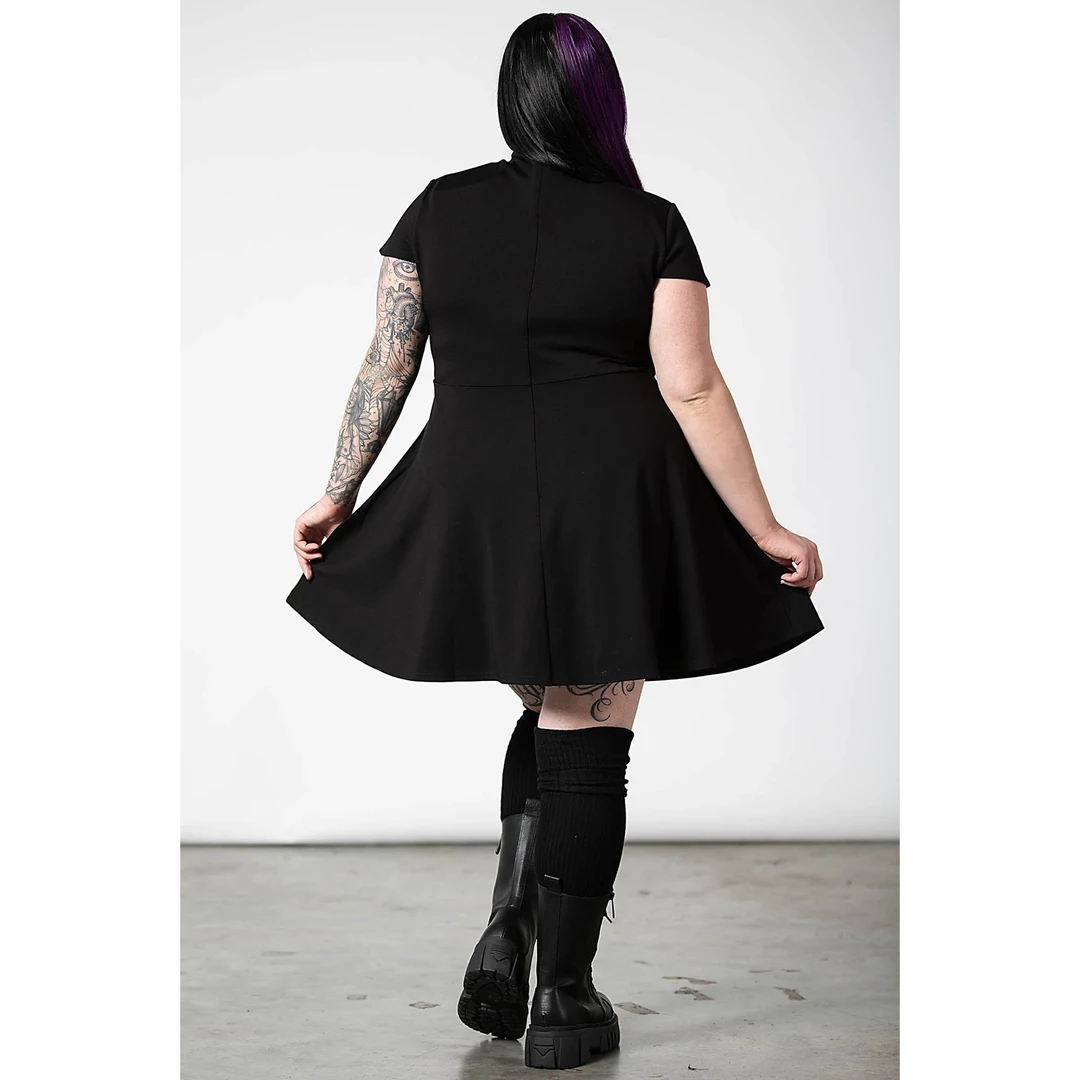 Shop Sour+Plus KILLSTAR TIED UP SKATER DRESS
