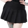 Tripp NYC TRIPP BLACK PLEATED WOVEN SKIRT