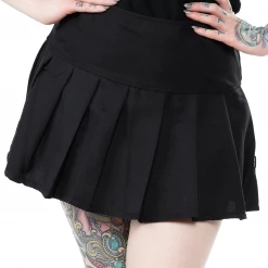 Tripp NYC TRIPP BLACK PLEATED WOVEN SKIRT