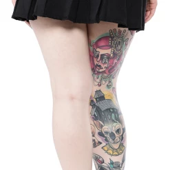 Tripp NYC TRIPP BLACK PLEATED WOVEN SKIRT