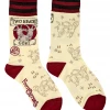 FOOTCLOTHES TWO HEADED GOAT CREW SOCKS Accessories