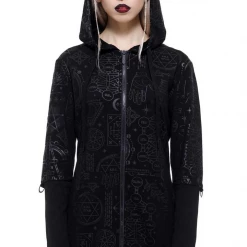 Shop Sour+Plus KILLSTAR UNHOLY SABBATH LONGLINE HOODIE