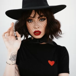 LIVELY GHOSTS VEILED HAT BLACK What's New