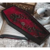 LIVELY GHOSTS VELVET COFFIN TRINKET TRAY RED What's New