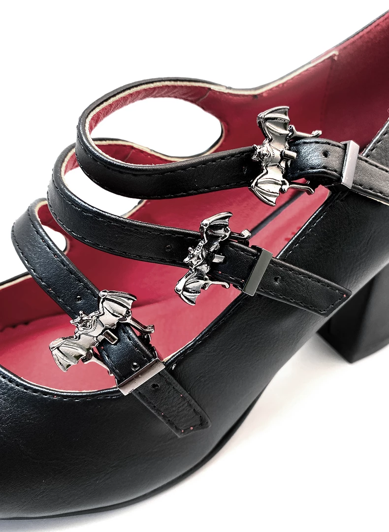 DEMONIA VIVIKA BAT BUCKLE MARY JANE Footwear