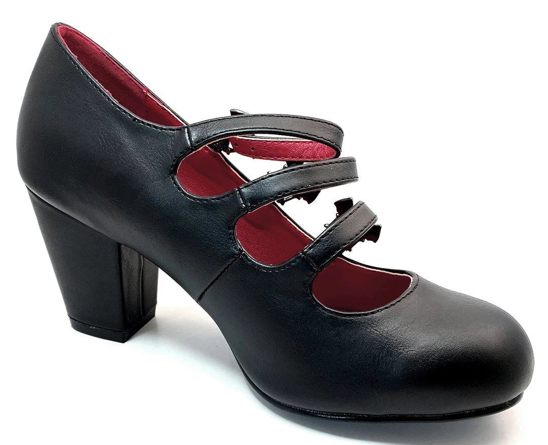 DEMONIA VIVIKA BAT BUCKLE MARY JANE Footwear