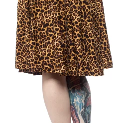 Shop Sour+Plus WAX POETIC LEOPARD ELLA SKIRT
