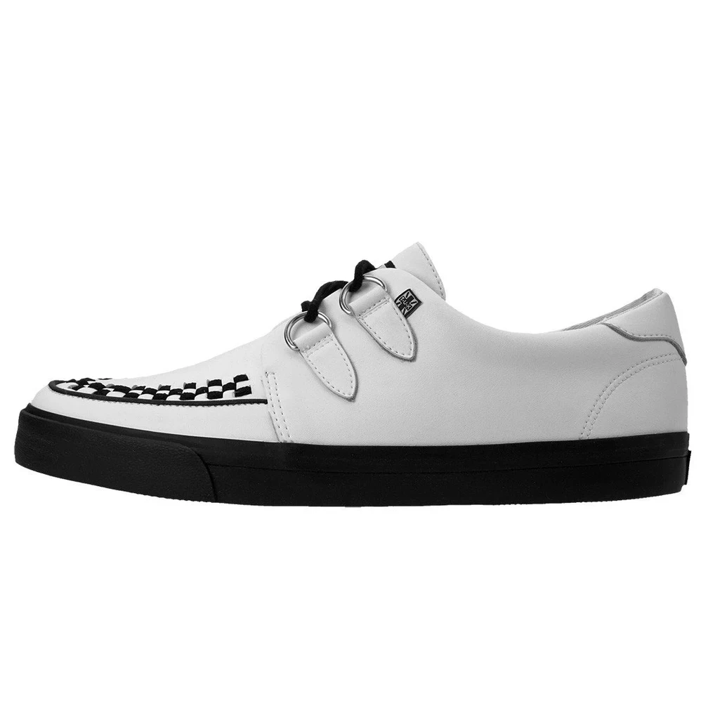 Footwear T.U.K. WHITE LEATHER D-RING VLK SNEAKER