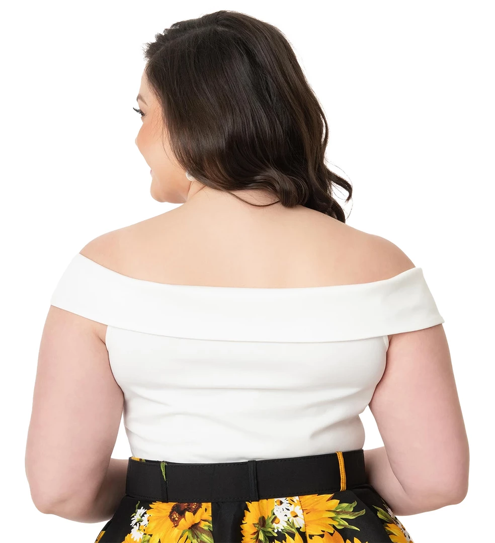 UNIQUE VINTAGE WHITE MARASCHINO TOP Shop Sour+Plus