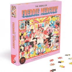 None THE WORLD OF FREDDIE MERCURY PUZZLE I'm With The Band