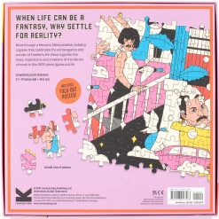 None THE WORLD OF FREDDIE MERCURY PUZZLE I'm With The Band